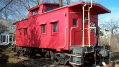 Family donates century-old, 20-ton caboose to Sterling Historical Society