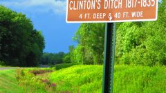 “Clinton’s Ditch” east of Lyons
