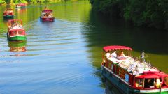 Heavy Traffic on the Erie Canal Thursday Morning