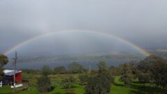 Rainbow in the sky over Owasco (photo)